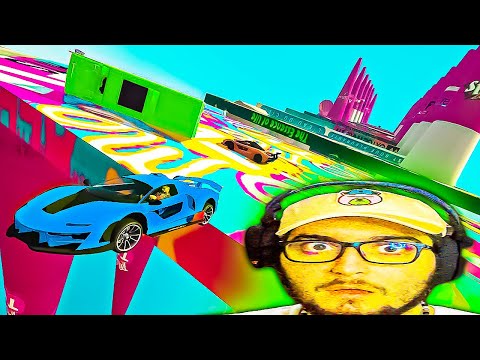 MEGA RAMPA COM PEQUENO VAI E VOLTA ! SERÁ QUE É POSSÍVEL ! - GTA V ONLINE - GTA 5 ONLINE