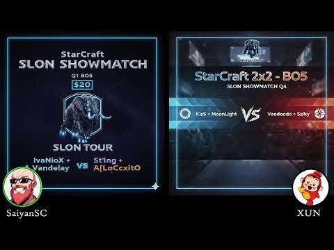 2v2 Showmatch Cast with Xun. SLON Tour 2v2 Special Event!