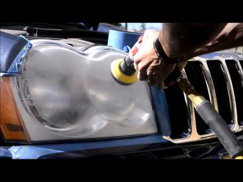 WK Jeep Headlight Restoration
