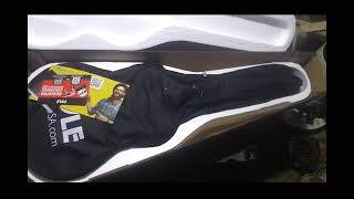 Video thumbnail for PYLE PGA500BR Acoustic Resonator Guitar unboxing and review by normbarrows