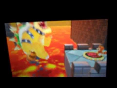 Super Mario 3D Land World 1 Castle 1 Bowser Battle!