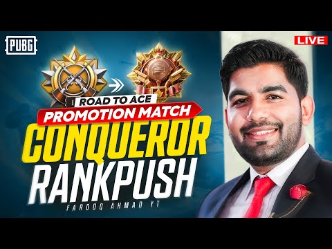 Ace Promotion Match Rank Push to Conqueror |🔥 PUBG MOBILE Live 🔥