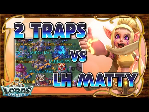 ⚔️ Dos rally traps míticas juntas vs Emperador LH Matty! Junto Ballz Deep! - Lords Mobile ES