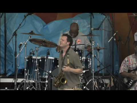 Papa Grows Funk at 2008 New Orleans Jazz & Heritage Festival online metal music video by PAPA GROWS FUNK