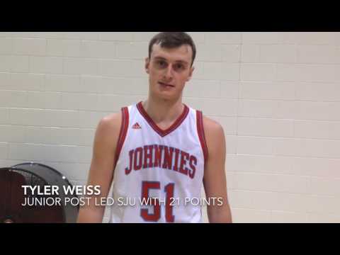 Post-Game Interviews w/SJU's Weiss & McKenzie - 2017 Macalester