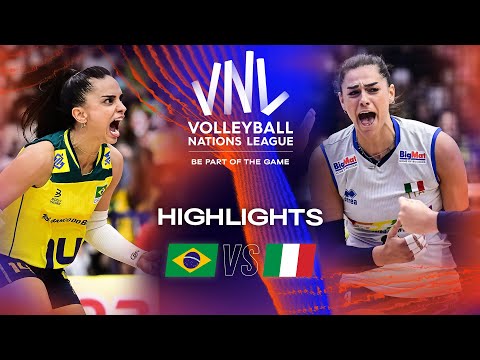 🇧🇷 BRA vs. 🇮🇹 ITA - Highlights Week 3 | Women's VNL 2023
