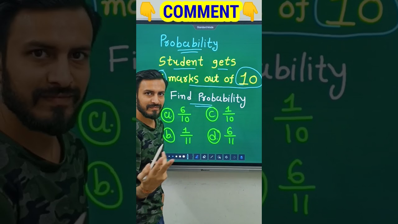 Maths Class 10 Probability | #shorts #probability #ytshorts #viralvideo #youtubeshorts #ssc #upsc