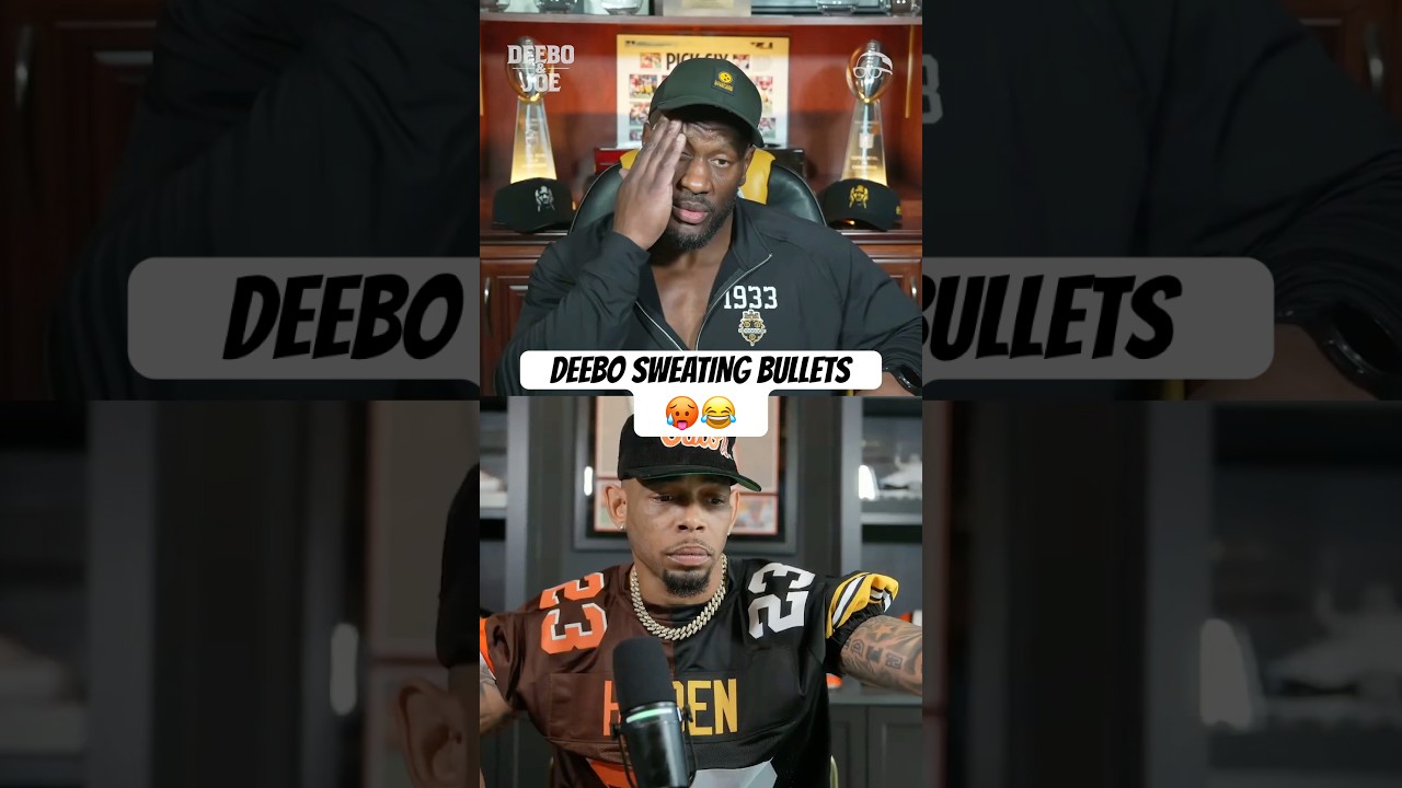 Deebo over there sweating bullets. Someone get him a fan or pay for his A/C 🥵😂 #DeeboAndJoe