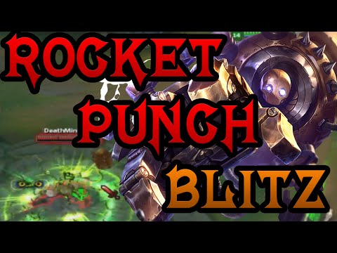 Rocket Punch BLITZ CRANK | Full AP Blitz Crank Support | League of Legends | Patch 6.12