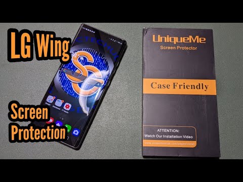 UniqueMe Screen Protector for the LG Wing