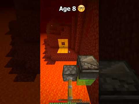 Insane Lava Crossing Challenge 🔥 (Cute Violin Included) #minecraft