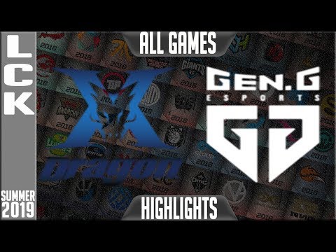 KZ vs GEN Highlights ALL GAMES | LCK Summer 2019 Week 1 Day 3 | King-Zone DragonX vs Gen G