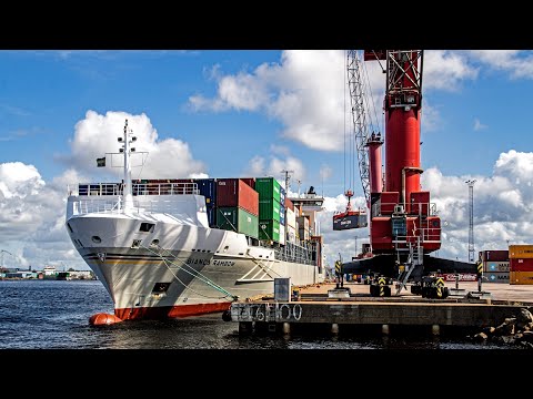 Frachtschiffreise 2019 Teil 4 - Mit MS Bianca Rambow von Halmstad/Schweden nach Hamburg.