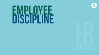 HR Basics: Employee Discipline