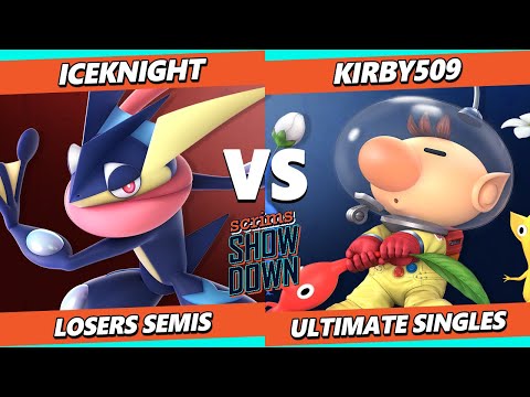 Scrims Showdown 82 Losers Semis - Iceknight (Greninja) Vs. Kirby509 (Olimar) Smash Ultimate - SSBU