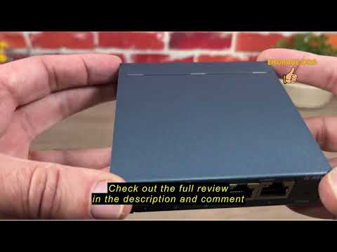 TP-Link TL-SG105S-M2 | 5-Port Multi-Gigabit 2.5G Ethernet Switch | Unmanaged Network Switch | Ethernet Splitter | Plug & Play | Desktop/Wall Mount | Silent Operation video review thumbnail