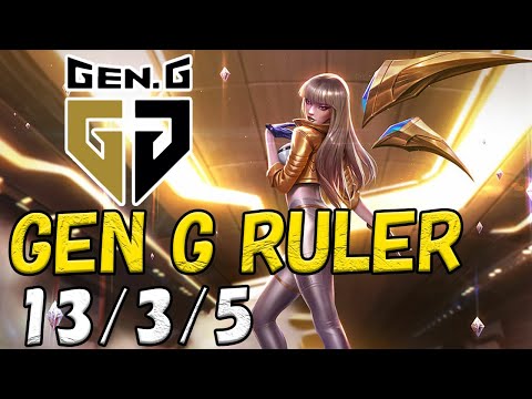 Gen.G Ruler カイ＝サ(Kai'Sa) VS ジンクス(Jinx) BOT ADC patch 12.19 NA RANK