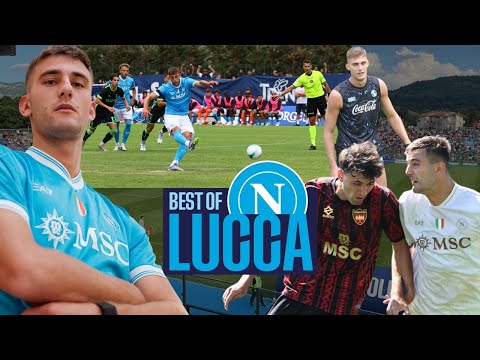 Best of LORENZO LUCCA col NAPOLI ⚽ Tutti i GOL nelle amichevoli in ritiro 🎯🫡