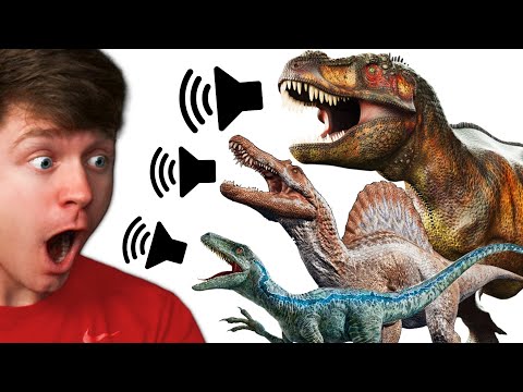 Reacting to ACCURATE DINOSAUR SOUNDS! (Crazy)