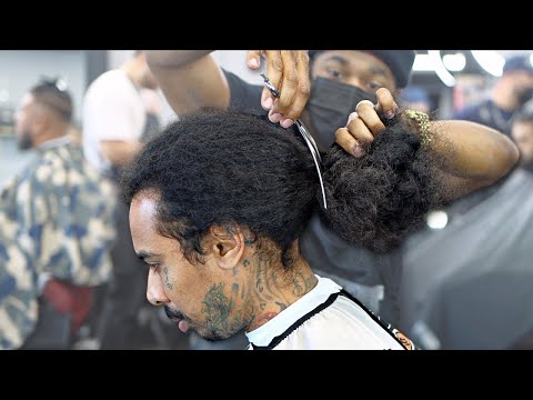 5 YEAR BIG CHOP: TRANSFORMATION HAIRCUT: TRYING TO GET HIS WAVES BACK!