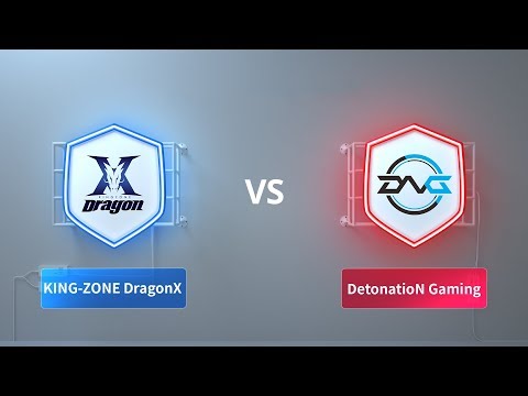 KING-ZONE DragonX vs DetonatioN Gaming - 2018 Clash Royale League Asia Week 3 Day 2