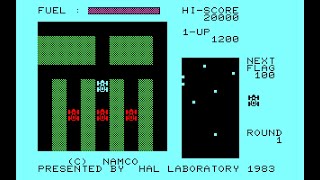 Sharp MZ-800 Game: Rally-X (1983)