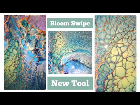 #38- GIANT TSWIPER!  Going bigger is easy now! #sheleeart #bloomswipetechnique #fluidart