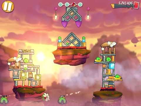 Angry birds 2: level 494 (Cobalt Plateaus/ Pig Bay)
