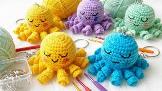 How to Make an Amigurumi Octopus/Jellyfish? | Easy Amigurumi Keychain