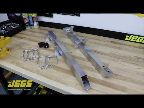 JEGS Universal Leaf Spring Traction Bars Chrome Plated Finish 555-64400