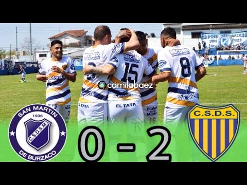 Primera C : SAN MARTÍN DE BURZACO 0 - 2 DOCK SUD | (Los Goles)