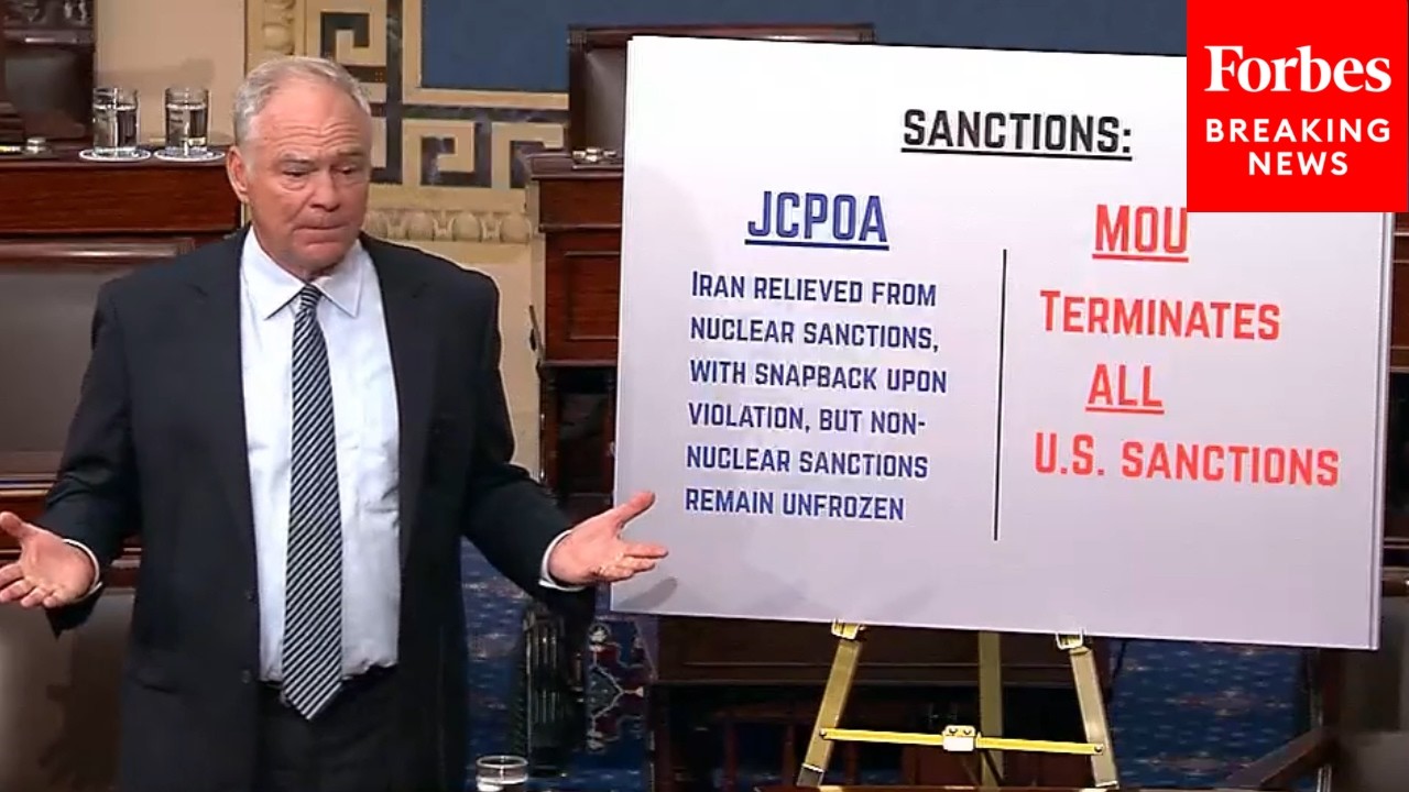 Video | 'What Have We Gotten In Return?': Tim Kaine Absolutely Shreds Trump's MOU With Iran