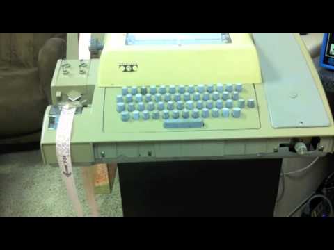 Altair 8800 - Video #7.1 - Loading 4K BASIC with a Teletype