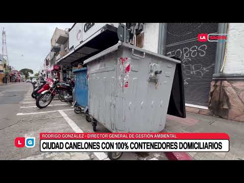 La ciudad de Canelones alcanza el 100% de cobertura en recolección con contenedores domiciliarios