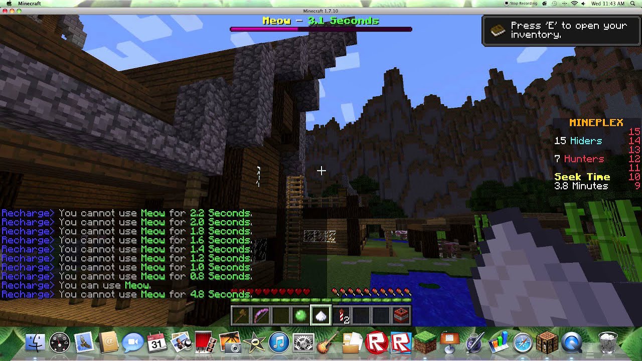 Cheating Essentials mod 1.7.10