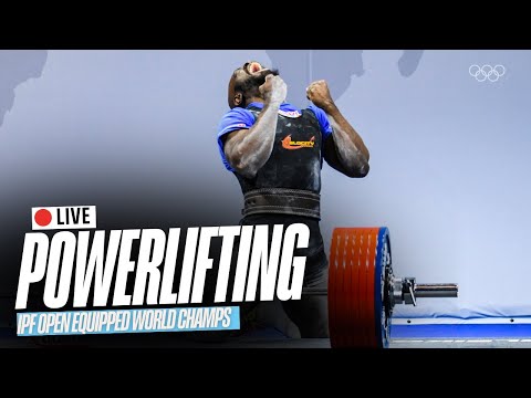 🔴  LIVE World Open Equipped Powerlifting Championships | Men 93kg B-Group & Women 63kg B-Group