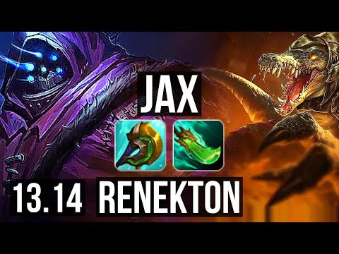 JAX vs RENEKTON (TOP) | 4/0/7, Rank 5 Jax | KR Grandmaster | 13.14