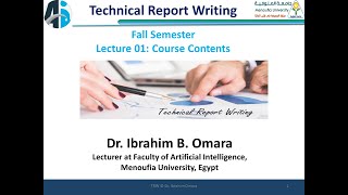 كورس Technical Report Writing - كتابة التقارير الفنية