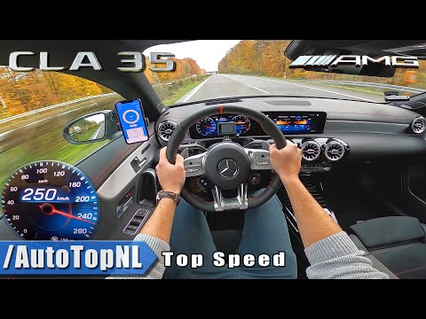Смотреть онлайн видео Mercedes Amg Cla 35 Top Speed On