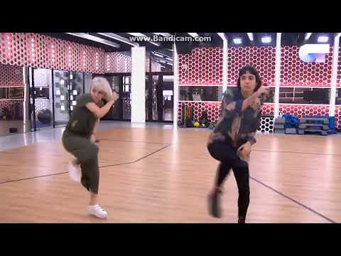 Alba y Natalia ensayan FUEGO /2 #OTDirecto12NOV