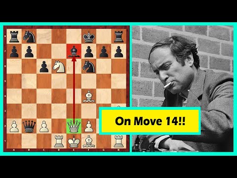 Yes, Yes... Mikhail Tal Goes For A Queen Sacrifice On Move 14