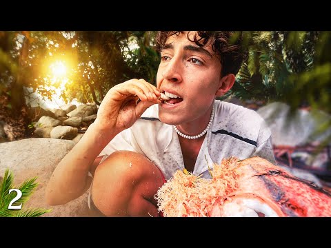 Sobreviviendo 7 Días En Una Isla Desierta - Día 2