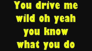 The Runaways - You drive me wild lyrics on screen