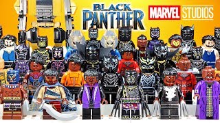 Black Panther Infinity War & Civil War Unofficial LEGO Minifigure Collection 2018 by pinoytoygeek