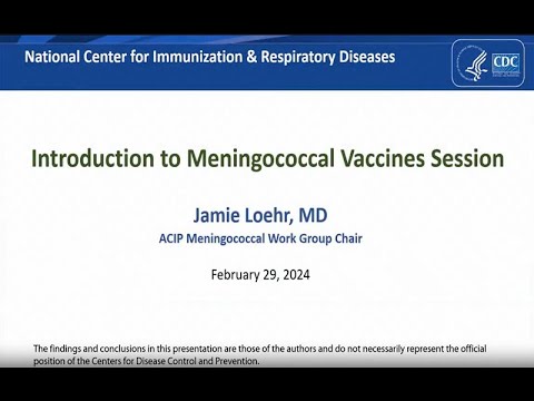 Feb 29, 2024 ACIP Meeting - Meningococcal Vaccines