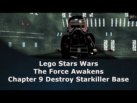 Lego Star Wars The Force Awakens Chapter 9 Destroy Starkiller Base Walkthrough No Commentary