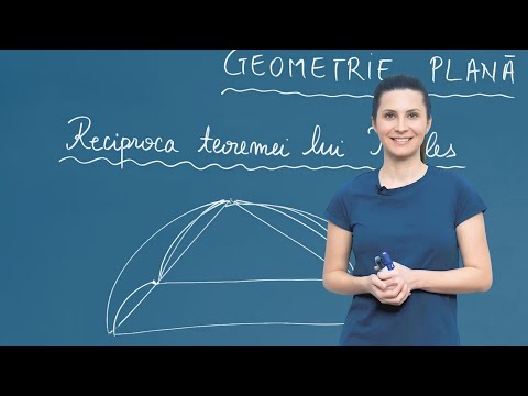 Reciproca teoremei lui Thales – Clasa a VII-a