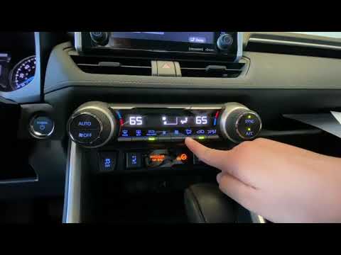 How to Use Dual Zone Climate Control in 2019/2020 Toyota RAV4