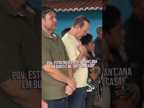 Tem lugar que a gente chega e se sente em casa. Assim foi no Festejo de Sant’Ana, em Buriti!