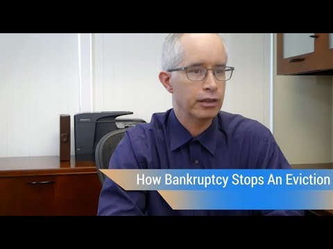 How Filing Bankruptcy Stops An Eviction